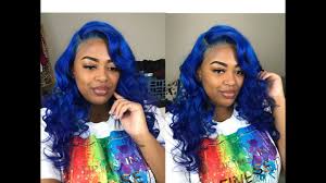 Here, learn how to find the best blue hair color for your skin tone, whether that's a light, dark, or positively royal shade. Water Color Hair Dye Method Royal Blue Hair Ft The Barb Life Youtube