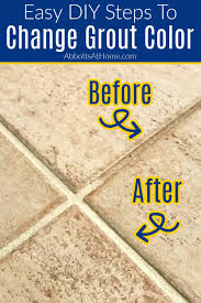 3 Easy Steps To Change Grout Color From