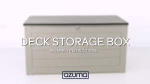 azuma garden deck storage box