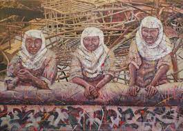 saule suleimenova carpet weaving