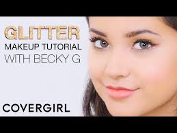 becky g s gold glitter eye makeup tips