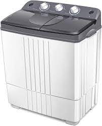 Amazon.com: Giantex Washing Machine, Twin Tub Washer and Dryer Combo, 20Lbs Capacity (12Lbs Washing and 8Lbs Spinning), Compact Portable Mini Laundry Washer for Apartment, Semi-Automatic, Inlet and Drain Hose : Appliances