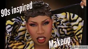 90s inspired makeup missy elliot look