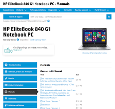 hp elitebook 840 g1 notebook pc oem