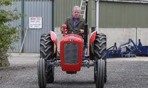 Jeremy clarkson inside the cab of his £40,000 lamborghini tractor in clarkson's farm. Jeremy Clarkson Reveals Heartache Filming Farming Tv Series Bbc News