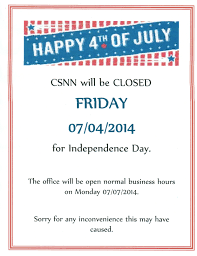 Fourth Of July Office Closed Sign Barca Fontanacountryinn Com