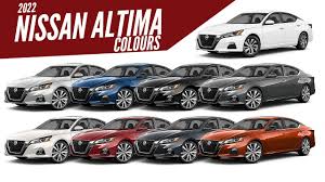 2022 nissan altima all color options