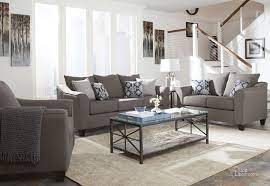 salizar gray living room set by coaster