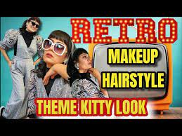 theme kitty makeup hair outfit