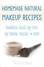 how to make natural makeup at home