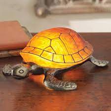 Art Nouveau Inspired Turtle Lamp