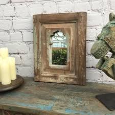 Hand Carved Wooden Small Shabby Chic