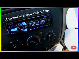 Section or the customer assistance section in your owner's guide. 2001 2003 Ford Taurus Aftermarket Stereo Install Sub Amp Youtube