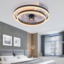 ceiling fans with lights flush mount