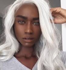 White hair is characteristic of aging, but colorless hair strands can appear at any age — even while you're as a younger person, maybe you had a full head of brown, black, red, or blonde hair. 10 Best Black Girl White Hair Images Natural Hair Styles Hair Styles White Hair
