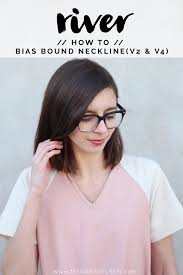 Sew the neck binding to the neckline on your machine all the way around, from one point to the other till the stitching has gone all the way around in a circle. River Sewalong How To Sew Bias Binding Megan Nielsen Patterns Blog