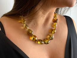 luxurious genuine baltic amber necklace