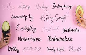 15 best free hand lettering style fonts