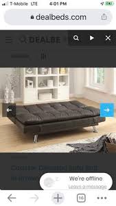 costco faux leather sofa bed dark