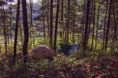 Is wild camping allowed in Korea?