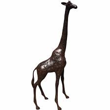 Giraffe 4 Ft Tall Aluminum Garden