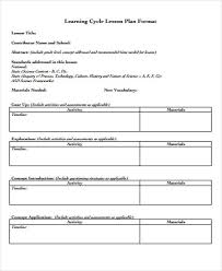 learning plan template 15 sles