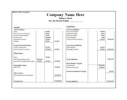 Free 8 Balance Sheet Templates Format Example Word Excel Pdf