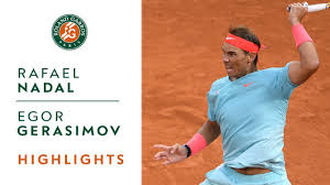 Σε συνέντευξή που παραχώρησε στο france 3, ο ράφα ναδάλ εξέφρασε την προτίμηση του να παίζει σε γεμάτα στάδια, ενώ είπε πως θα συμμετάσχει στο ρολαν γκαρός αν εξασφαλιστεί η ασφάλεια των. Rafael Nadal Vs Egor Gerasimov Round 1 Highlights Roland Garros 2020 Youtube