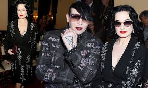 Marilyn manson and the spooky kids. Marilyn Manson And Ex Wife Dita Von Teese Are Reunited Daily Mail Online
