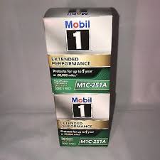 Lot Of Two 2 Mobil 1 Oil Filter M1c 251a Mobil One M1c251a