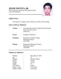 39 Best Resume Example Images Resume Form College Resume Template