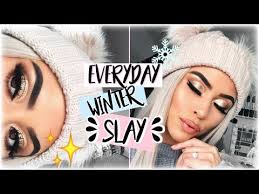 everyday slay winter makeup tutorial