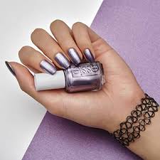 y grunge metallic purple nail