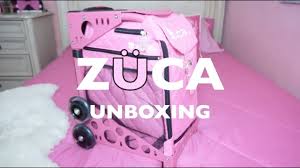 pink zuca unboxing how to emble