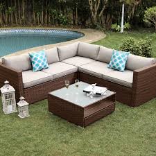 cosiest 4 piece outdoor furniture set