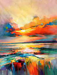 Colorful Sky 889 Painting By Jingshen