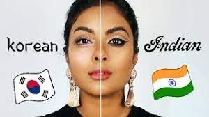 indian makeup vs korean makeup you