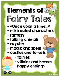 Elements Of Fairy Tales Anchor Chart Fairy Tales Unit