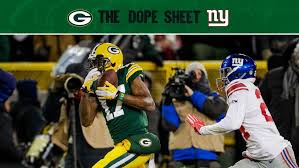 Packers Travel East To Play The Giants