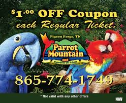 parrot mountain and gardens coupon