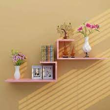 Vård Pink Floating Shelves For Books