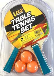 table tennis ping pong set 2 wooden