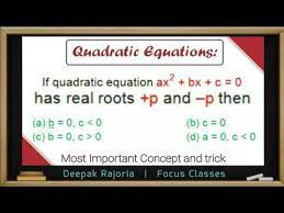 If Quadratic Equation Ax2 Bx C 0