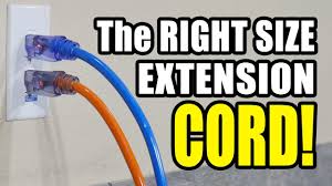 Do note, if there is voltage drop in the extension cord the current may go up to compensate. Extension Cord Size Chart Understanding Wire Gauge And Amps Youtube