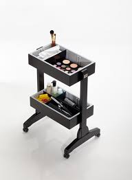 rolling makeup station mobile vanity