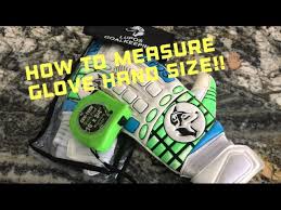 Remove the glove and lay each rubber pad on a finger, adjusting the position until you are happy with the placement. How To Measure Hand For Goalkeeper Gloves Youtube