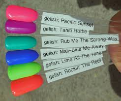 Gelish Colors Of Paradise Collection Gelish Nail Colours