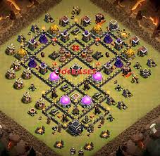 Base th9 clan war terkuat ini cukup ampuh digunakan saat sedang terjadi war clash of clans. 16 Best Th9 War Base Anti 3 Star 2020 New