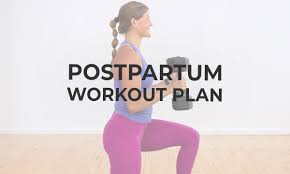 postpartum workout plan free pdf