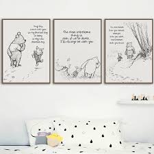 Winnie The Pooh Quotes Canvas Posters